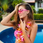 sexy woman summer vacation having fun pool - Thợ Kỹ Thuật
