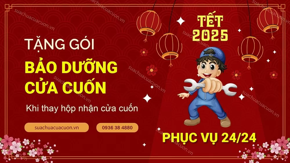 Banner Dịch Vụ Sửa Chữa Cửa Cuốn Thợ Miền Nam