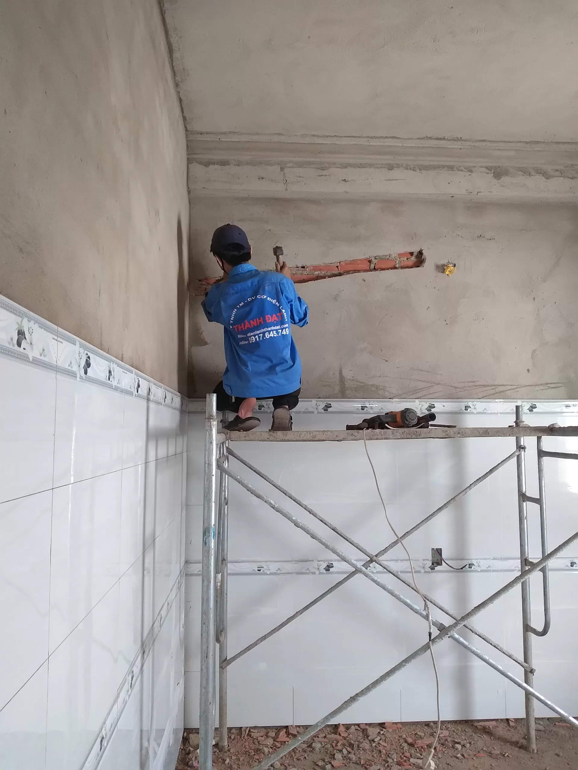 Ống đồng máy lạnh âm tường đảm bảo thẩm mỹ và kỹ thuật