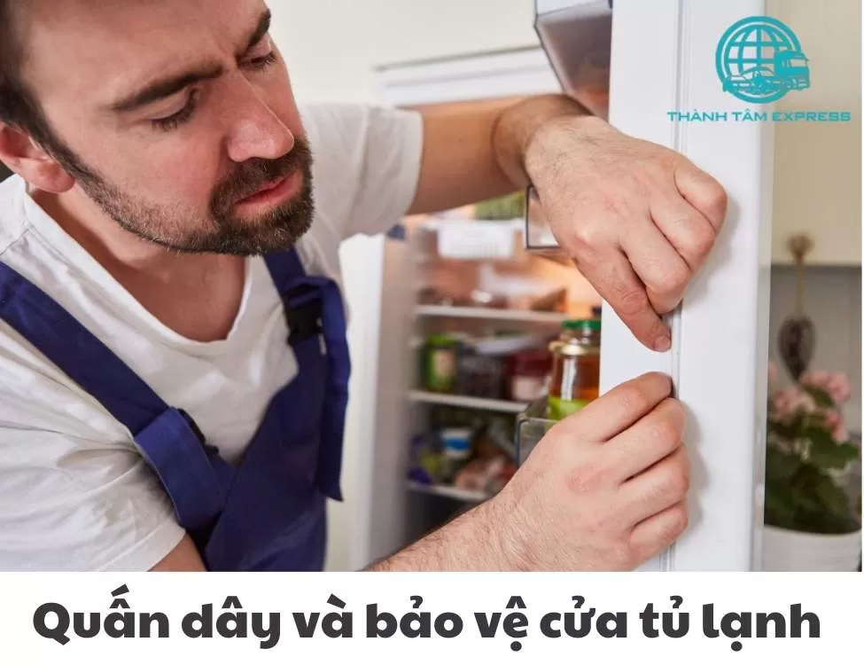 Chuẩn bị tủ lạnh trước khi chuyển lên tầng cao