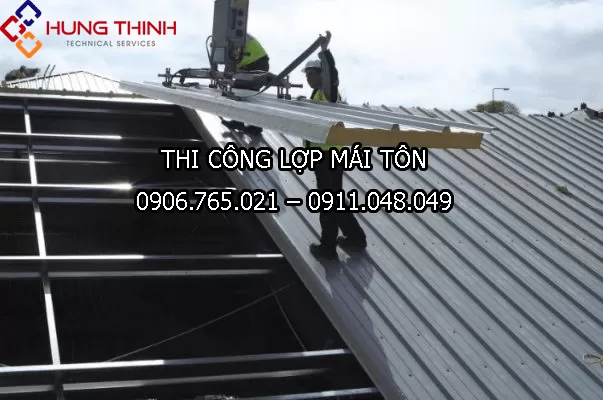 Thi công làm mái tôn chuyên nghiệp Thợ Miền Nam