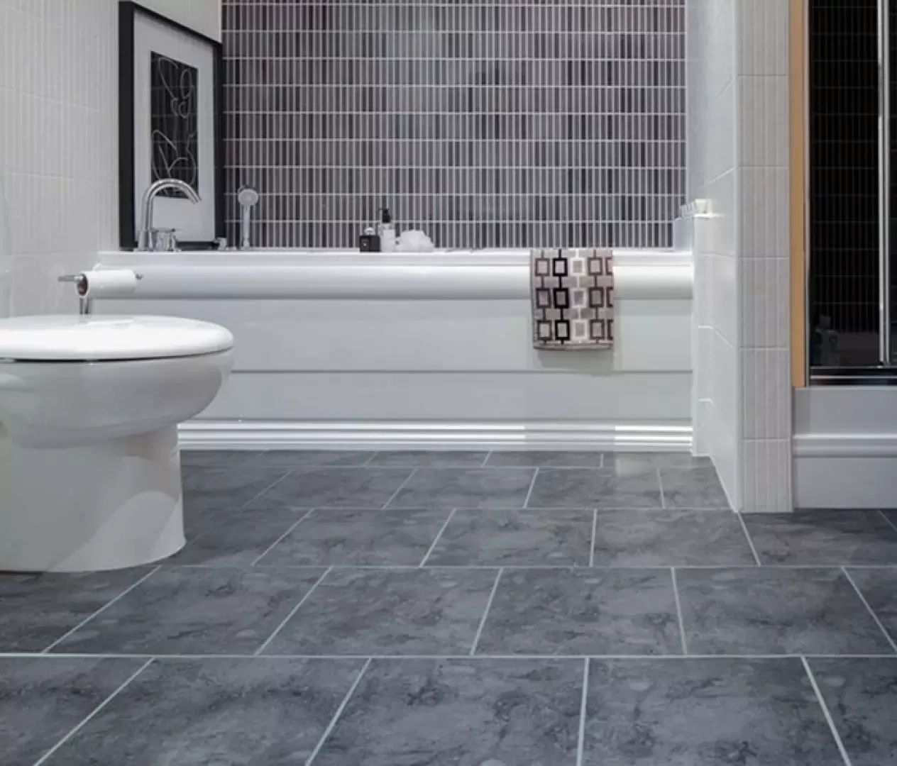 Hình ảnh gạch ốp tường nhà vệ sinh vân đá marble cao cấp