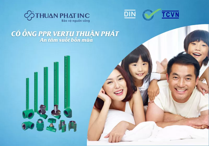 Ống PPR Thuận Phát chất lượng cao cho hệ thống nước nóng