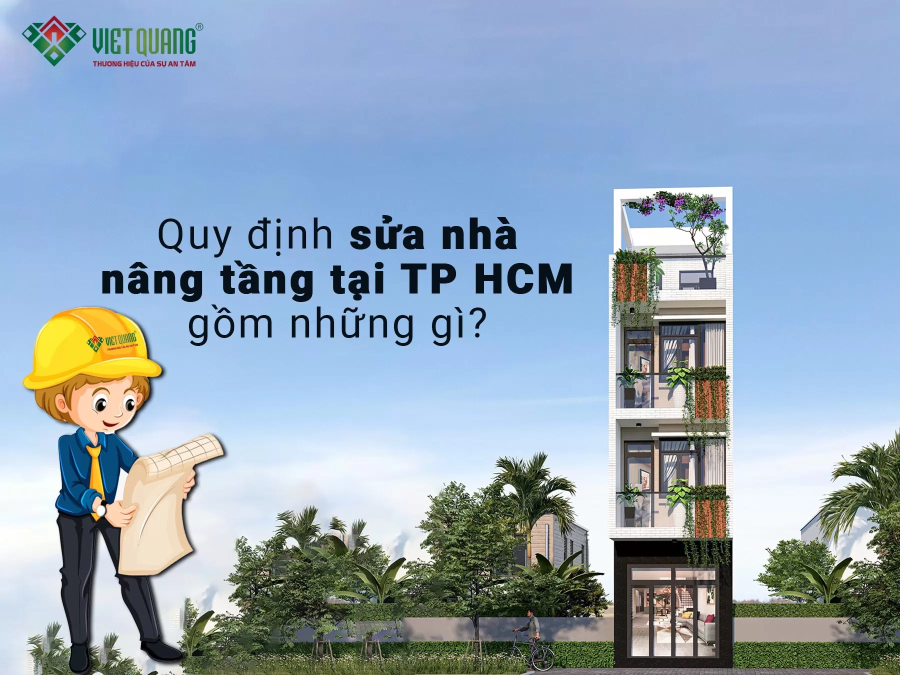 Đội ngũ Thợ Miền Nam khảo sát hiện trạng công trình sửa nhà nâng tầng