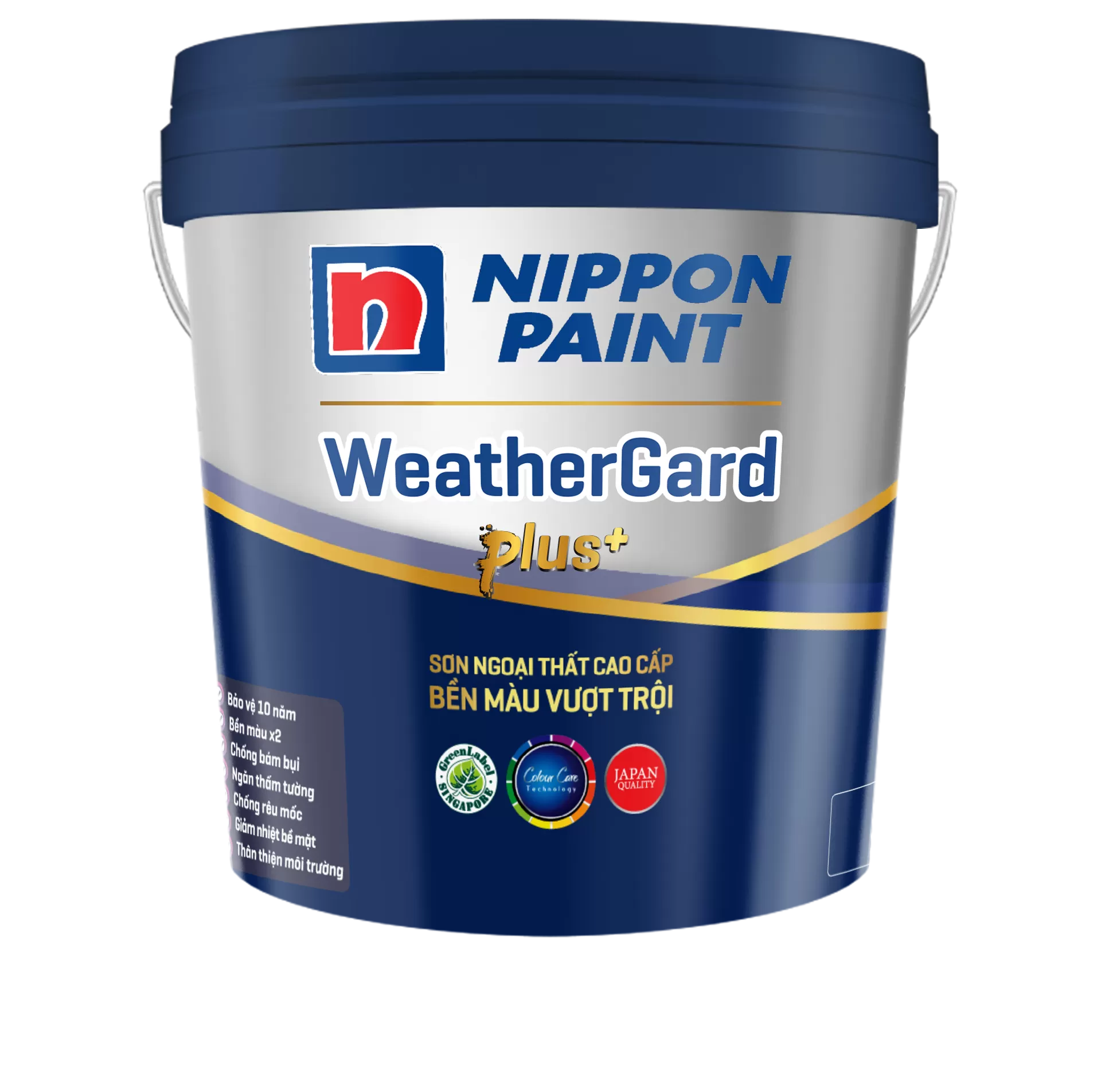Sơn ngoại thất Nippon Weathergard Plus+