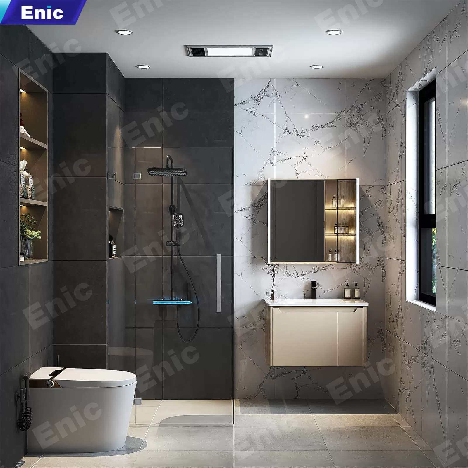 Thiết kế tối giản nhưng đầy đủ, tiết kiệm diện tích