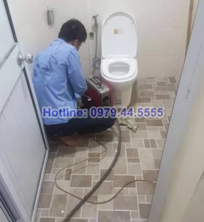 Hình ảnh minh họa xe chuyên dụng thông cống nghẹt của Thợ Miền Nam