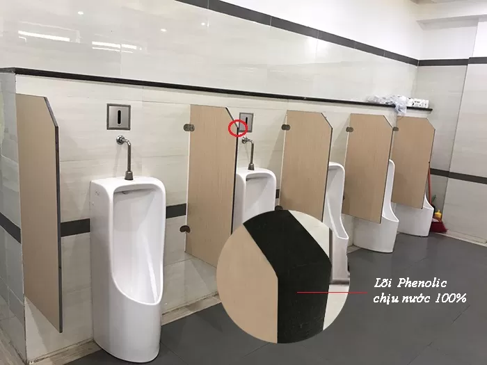 Vách ngăn vệ sinh compact hpl | Vách ngăn vệ sinh chịu nước