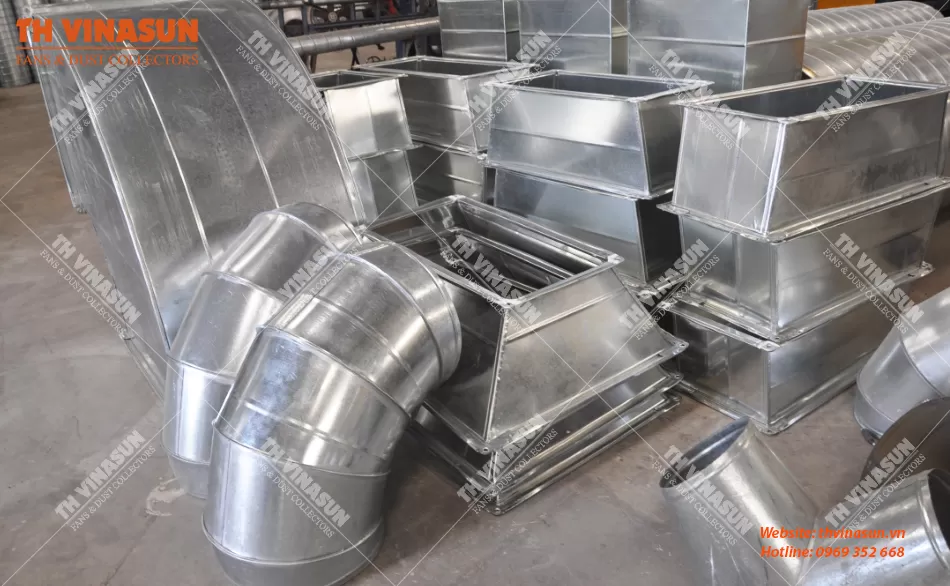 Phụ kiện ống gió đa dạng chủng loại tại Thợ Miền Nam