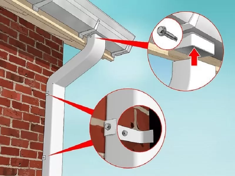 Những cách lắp máng xối mái tôn cho ngôi nhà
