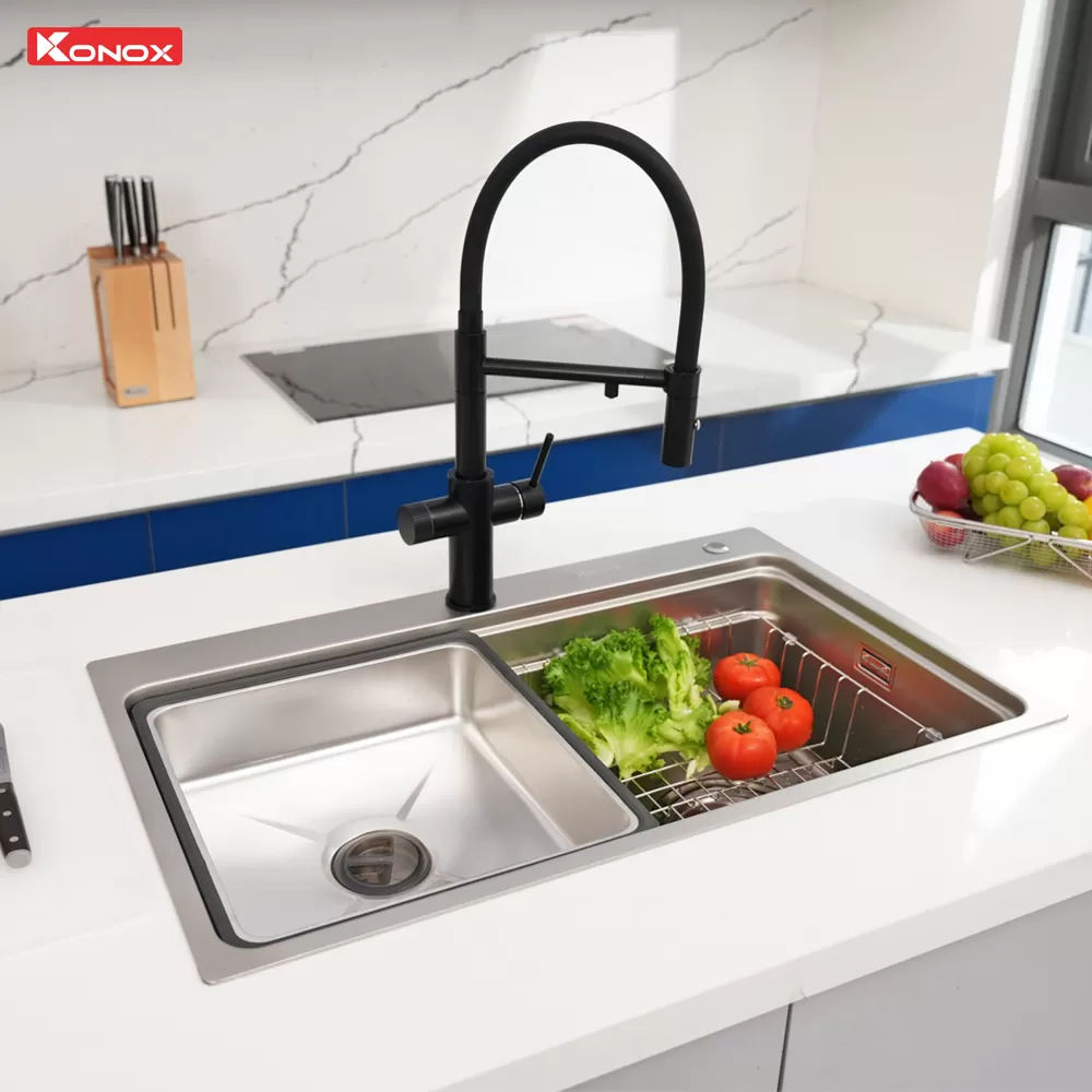 Chậu rửa bát 1 hố đang trở thành xu hướng được nhiều khách hàng lựa chọn