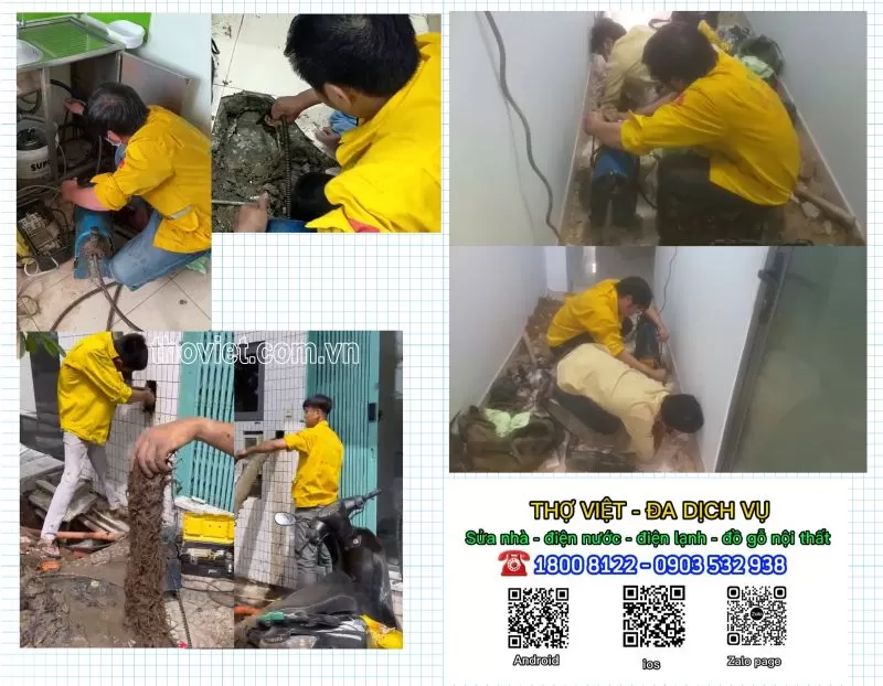 Dịch vụ thông tắc cầu cống chuyên nghiệp Thợ Miền Nam