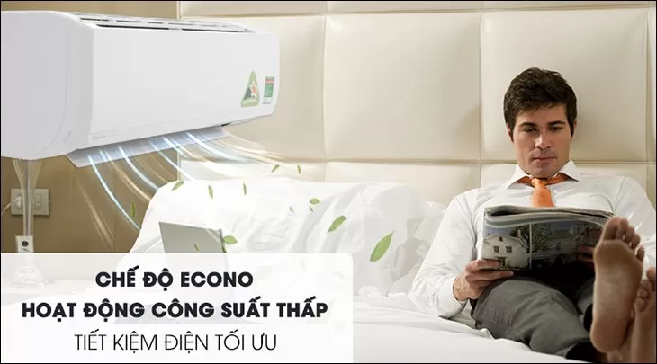 Cơ chế hoạt động của chế độ Econo Cool giúp tiết kiệm điện năng hiệu quả