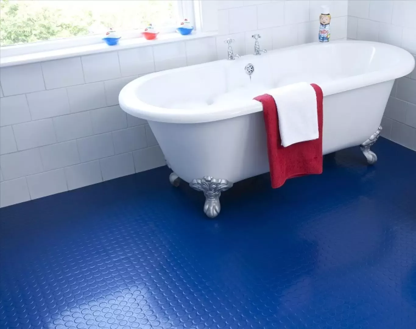 gạch lát nền nhà tắm - chống trơn - vân tròn