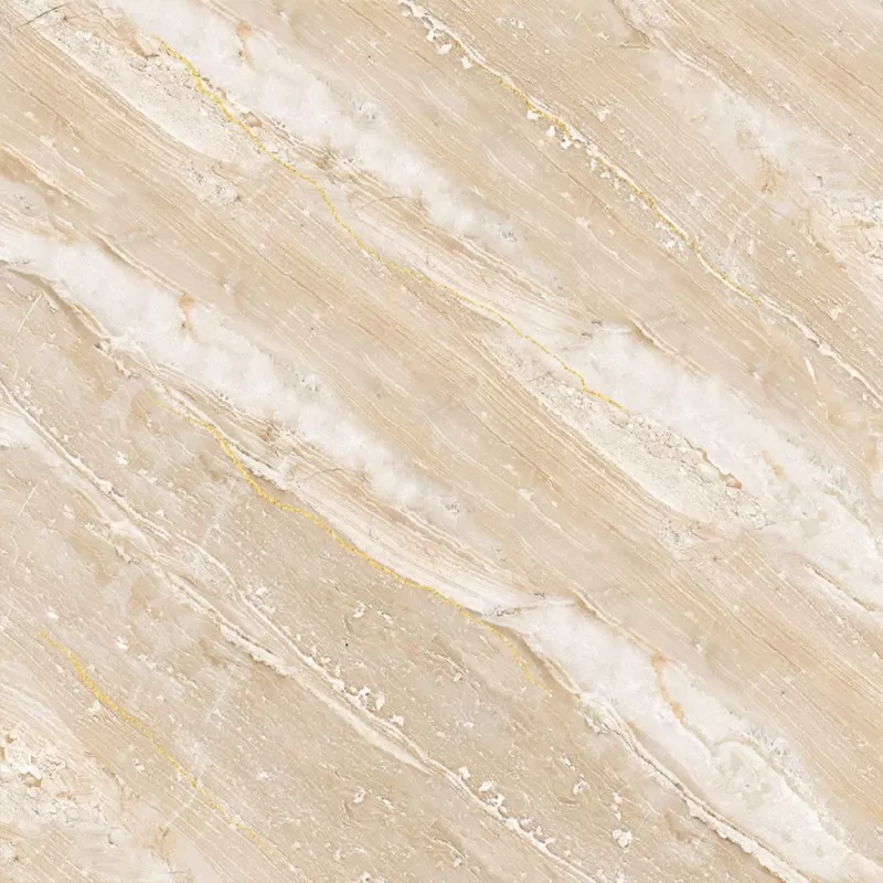 Gạch vân đá ốp mặt tiền Prime vân đá be vàng, kích thước 60x60, thi công biệt thự, nhà phố cao cấp bởi Thợ Miền Nam