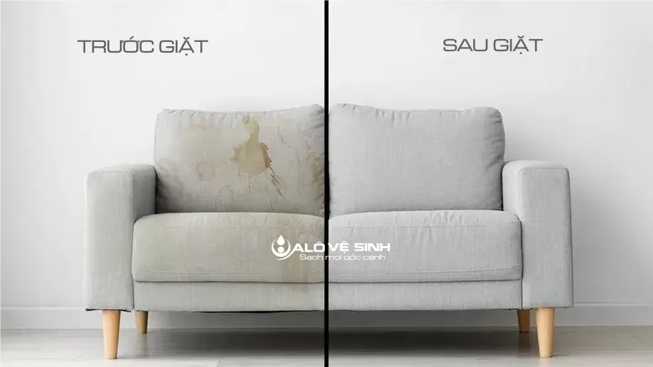 Vệ sinh sofa vải tại nhà giúp loại bỏ vết bẩn và bụi mịn, mang lại không gian sống sạch sẽ hơn cho gia đình bạn.