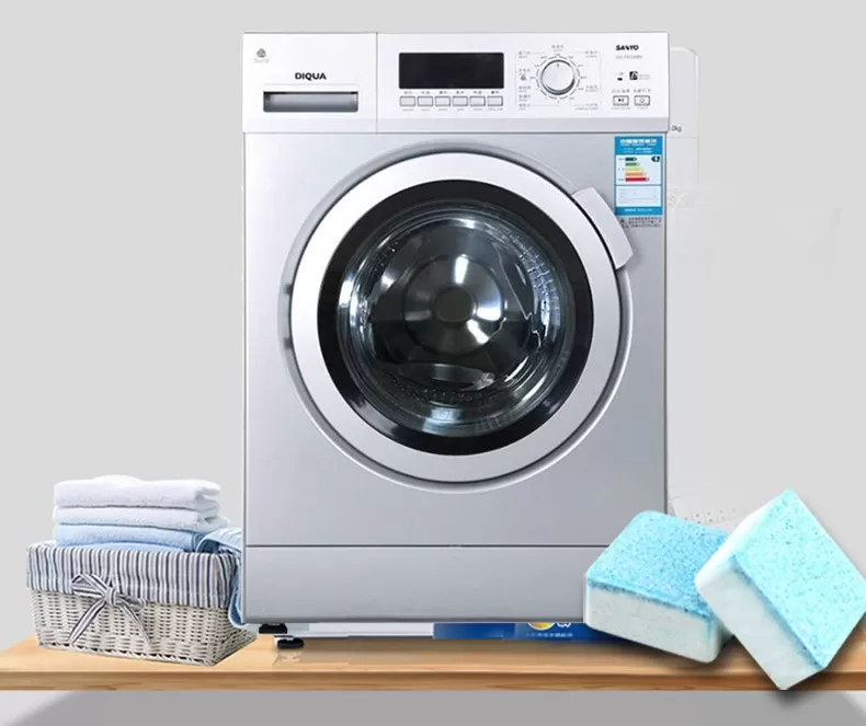 Viên vệ sinh máy giặt giúp loại bỏ cặn bẩn và mùi hôi lồng giặt hiệu quả