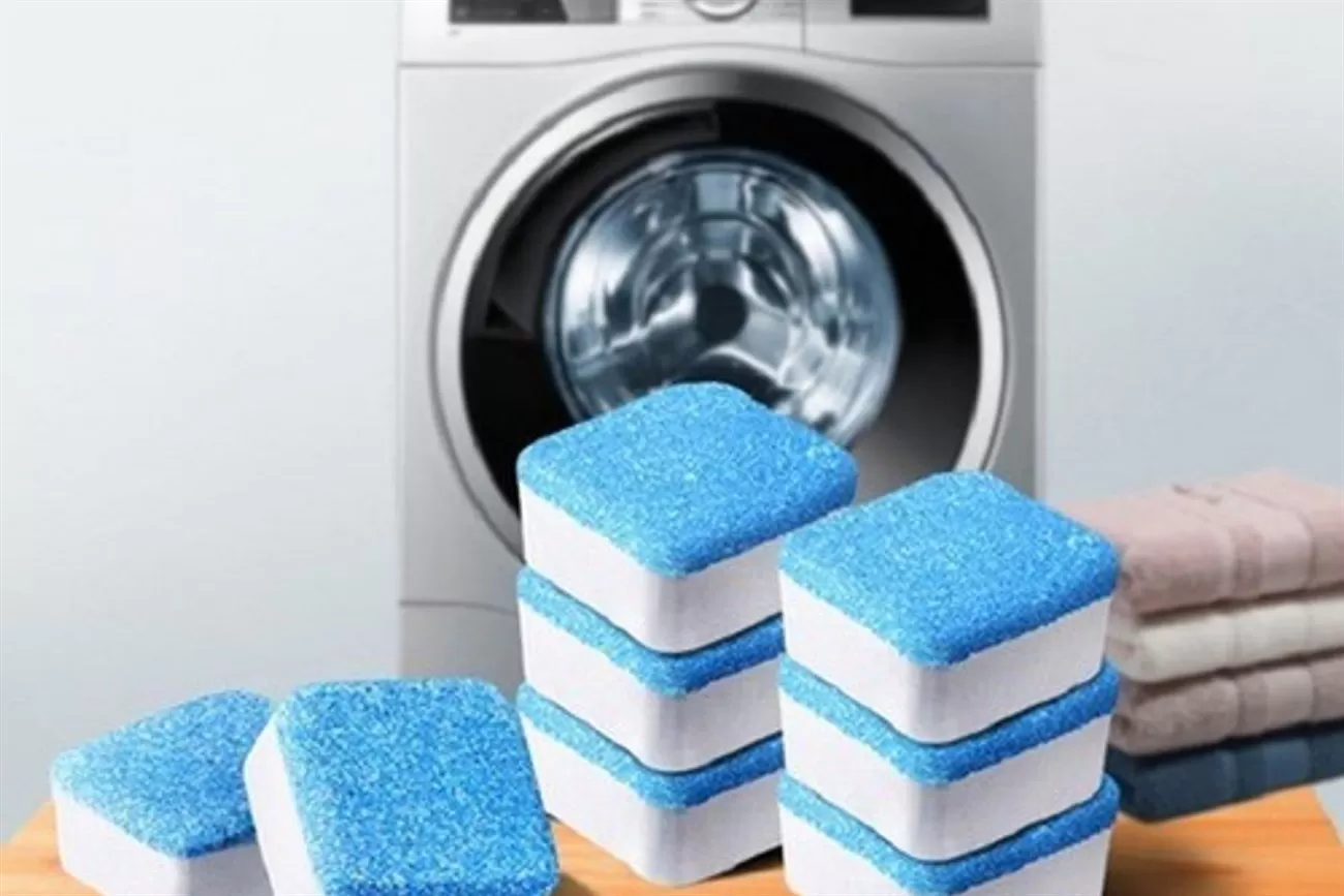 Viên vệ sinh máy giặt dạng viên nén tiện lợi, dễ sử dụng