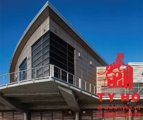 Vẽ đẹp panel vách ngoài trời thi công lắp ngang