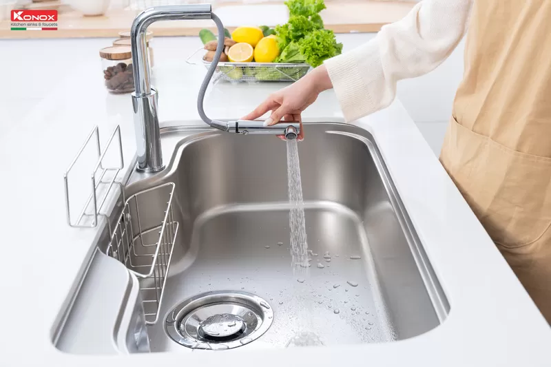 chậu 1 hố tari phong cách Nhật 