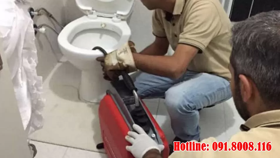 quy trình thông bồn cầu quận 2 - Thợ Miền Nam