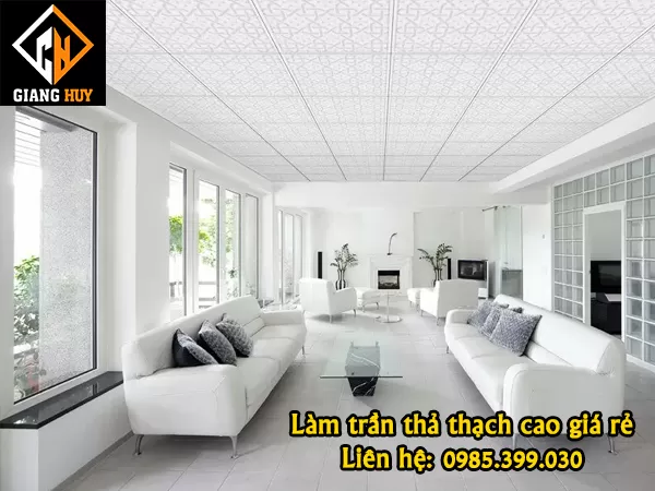 Trần thạch cao nổi giúp cho không gian trở nên trang nhã