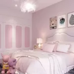 Phòng ngủ màu hồng pastel nhẹ nhàng và tinh tế