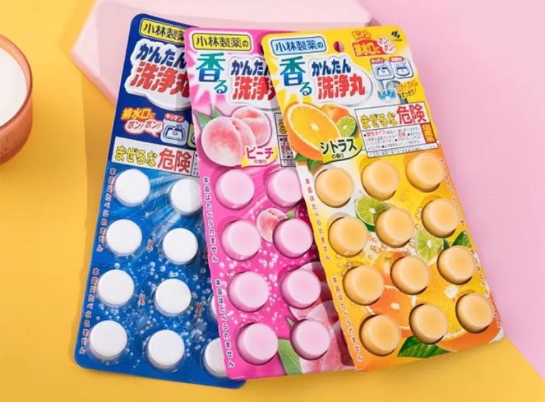 Viên thông cống Daiso sở hữu mùi hương dễ chịu